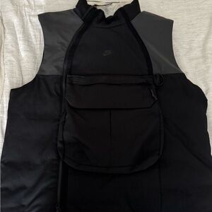 Nike Black and Gray Utility Vest